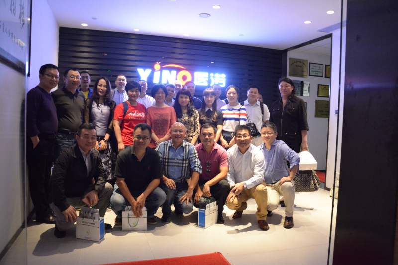 中欧国际工商学院智慧医疗创业课程企业家参访深圳hjc888黄金城公司