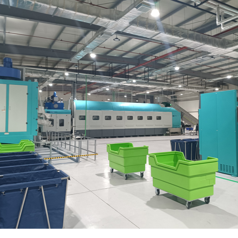 
		UG环球视讯智能10舱式酒店洗衣房隧路式洗衣机 大型医疗洗衣龙
		