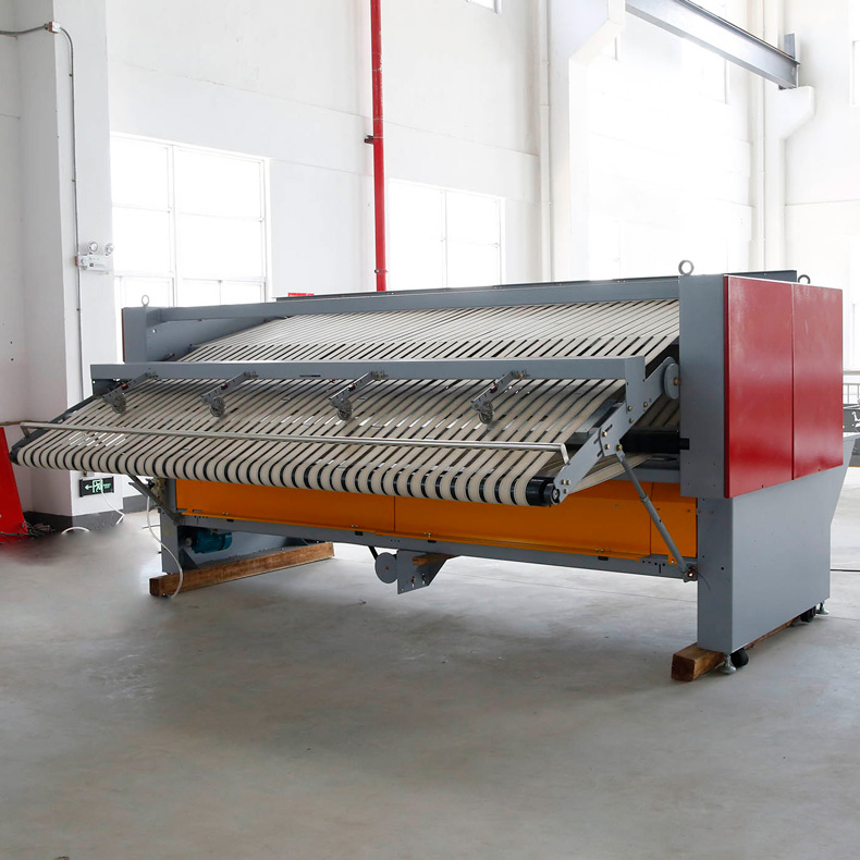 
		酒店洗衣房布草折叠机若何装置？
		